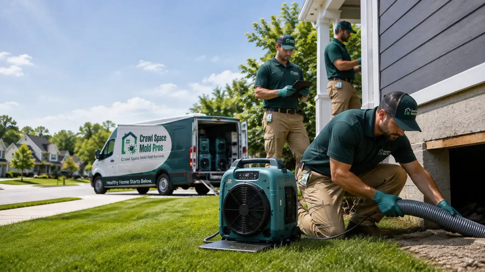 Crawl Space Mold Removal in Troutdale, VA